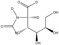 N-Acetyl-D-glucosamine-d3 Struktur