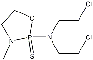 2-[Bis(2-chloroethyl)amino]-3-methyl-1,3,2-oxazaphospholidine 2-sulfide Struktur