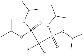 Tetraisopropyl Difluoromethylenebisphosphonate 化学構造式