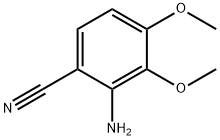 2-amino-3,4-dimethoxybenzonitrile Structure