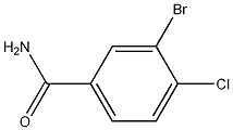 3-BROMO-4-CHLOROBENZAMIDE,791137-22-9,结构式