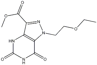 methyl 1-(2-ethoxyethyl)-4,5,6,7-tetrahydro-5,7-dioxo-1H-pyrazolo[4,3-d]pyrimidine-3-carboxylate|甲基-1-(2-乙氧基乙基)-4,5,6,7-四氢-5,7-二羰基-1H-吡唑并[4,3-D]嘧啶-3-羧酸酯
