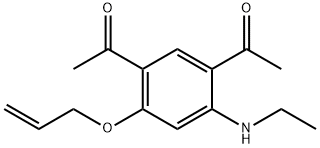 1,1-(4-allyloxy-6-ethylamino-1,3-phenylene)diethanone Structure