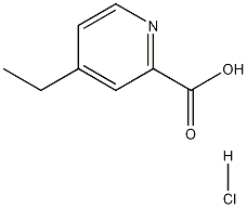 4-乙基吡啶-2-甲酸盐酸盐 结构式