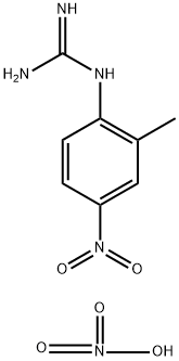 2-Methyl-4-nitrophenylguanidine Nitrate Structure