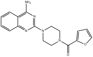 (4-(4-氨基喹唑啉-2-基)哌啶-1-基)(呋喃-2-基)甲酮, 796886-59-4, 结构式