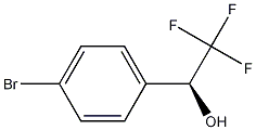 (S)-1-(4-Bromophenyl)-2,2,2-trifluoroethanol Structure