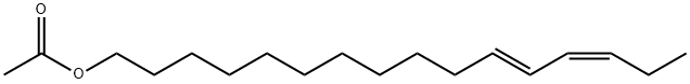 (E,Z)-11,13-Hexadecadienyl acetate Struktur