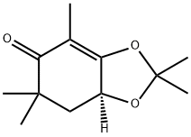 (S)-7,7A-二氢-2,2,4,6,6-五甲基-1,3-苯并二恶茂-5(6H)-酮 结构式