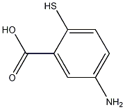 5-amino-2-mercapto-Benzoic acid Structure