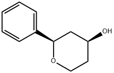 (2R,4S)-2-Phenyl-tetrahydro-2H-pyran-4-ol,82110-16-5,结构式