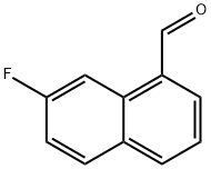 7-Fluoro-1-naphthalenecarboxaldehyde,82128-59-4,结构式