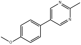 5-(4-甲氧苯基)-2-甲基嘧啶,82525-20-0,结构式