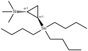 Trimethyl(2-(tributylstannyl)cyclopropyl)silane 化学構造式