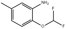 2-(二氟甲氧基)-5-甲基苯胺 结构式