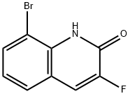 8-Bromo-3-fluoro-2-hydroxyquinoline Struktur