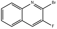 2-Bromo-3-fluoroquinoline Struktur