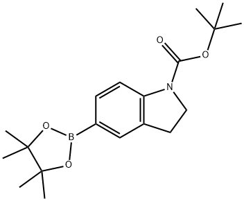 tert-butyl 5-(4,4,5,5-tetramethyl-1,3,2-dioxaborolan-2-yl)indoline-1-carboxylate Structure