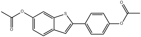 2-[4-(Acetyloxy)phenyl]benzo[b]thiophene-6-ol acetate|2-[4-(乙酰氧基)苯基]苯并[B]噻吩-6-醇乙酸酯