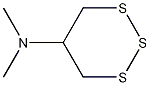 N,N-DIMETHYL-1,2,3-TRITHIAN-5-YLAMINE Structure