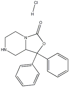1,1-diphenyltetrahydro-1H-oxazolo[3,4-a]pyrazin-3(5H)-one hydrochloride,847556-27-8,结构式