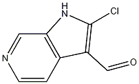 2-chloro-1H-Pyrrolo[2,3-c]pyridine-3-carboxaldehyde Structure