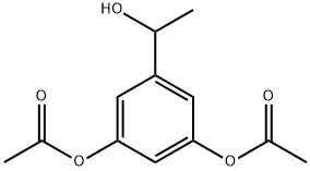 1-(3,5-Diacetoxyphenyl)-1-ethanol, 847862-83-3, 结构式