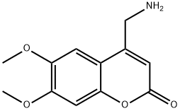 4-(Aminomethyl)-6,7-dimethoxycoumarin 结构式