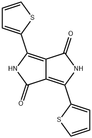 3,6-Di(2-thienyl)-2,5-dihydropyrrolo[3,4-c]pyrrole-1,4-dione Structure