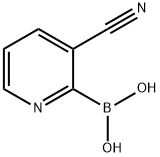 3-CYANOPYRIDINE-2-BORONIC ACID 结构式