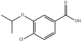 4-Chloro-3-isopropoxybenzoic acid,856165-82-7,结构式