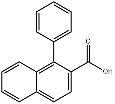 1-苯基-2-萘甲酸, 85679-03-4, 结构式