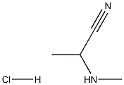 2-甲氨基丙腈盐酸盐,856812-41-4,结构式