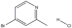4-溴-2-甲基吡啶盐酸盐, 856834-97-4, 结构式