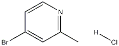 4-溴-2-甲基吡啶盐酸盐 结构式