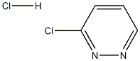 3-クロロピリダジン塩酸塩 化学構造式