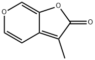 3-METHYL-2H-FURO[2,3-C]PYRAN-2-ONE Struktur