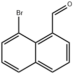 8-Bromonaphthalene-1-carboxaldehyde Struktur