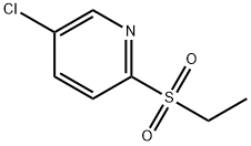 5-chloro-2-(ethylsulfonyl)pyridine Structure