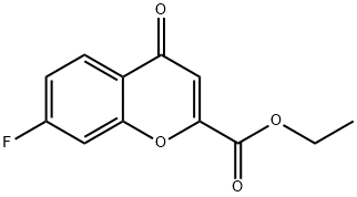 7-氟-4-氧代-4H-色烯-2-羧酸乙酯,865449-53-2,结构式