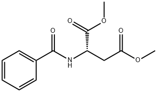 (S)-DIMETHYL 2-BENZAMIDOSUCCINATE,86555-45-5,结构式