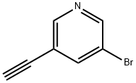 3-ブロモ-5-エチニルピリジン 化学構造式