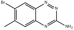 7-BROMO-6-METHYLBENZO[E][1,2,4]TRIAZIN-3-AMINE Structure