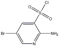 2-氨基-5-溴吡啶-3-磺酰氯, 868963-98-8, 结构式
