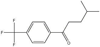 4-Methyl-1-[4-(trifluoromethyl)phenyl]pentan-1-one Struktur