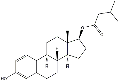 Estradiol 17-Isovalerate Struktur