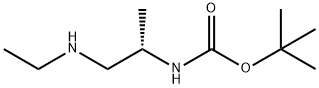 (R)-tert-butyl 1-(ethylamino)propan-2-ylcarbamate 化学構造式