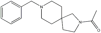 Ethanone, 1-[8-(phenylmethyl)-2,8-diazaspiro[4.5]dec-2-yl]- Structure