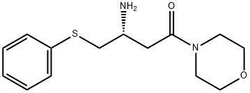 3-氨基-1-吗啉基-4-苯硫基-1-丁酮, 870812-94-5, 结构式