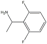 1-(2,6-ジフルオロフェニル)エチルアミン 化学構造式
